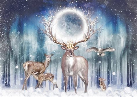 The Pagan Yule Stag: A Guardian Spirit for the Winter Solstice